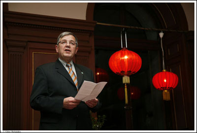 Jacques PERRIN, pr&eacute;sident du Grand conseil vaudois