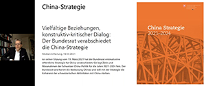 La « Stratégie Chine » de la Suisse<br>Une mise en perspective par M. l'ambassadeur Raphael Nägeli La « Stratégie Chine » de la Suisse<br>Une mise en perspective par M. l'ambassadeur Raphael Nägeli