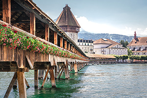 Le pont de la Chapelle de Lucerne
