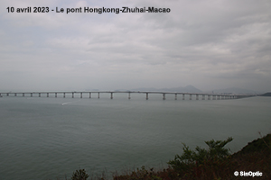 10 avril 2023 - Le pont Hongkong - Zhuhai - Macao