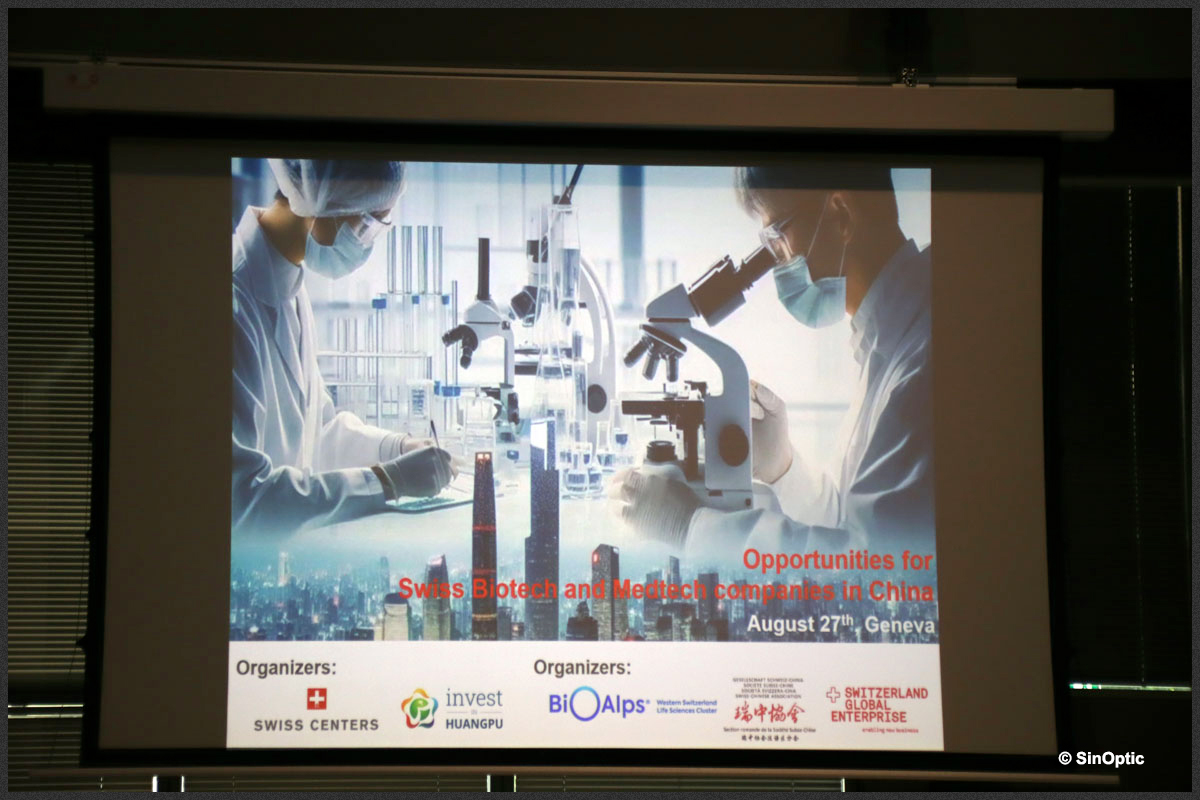 27 août 2024 - Opportunities for Swiss Biotech and Medtech companies in China