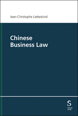 Me Jean-Christophe LIEBESKIND - Chinese Business Law Me Jean-Christophe LIEBESKIND - Chinese Business Law